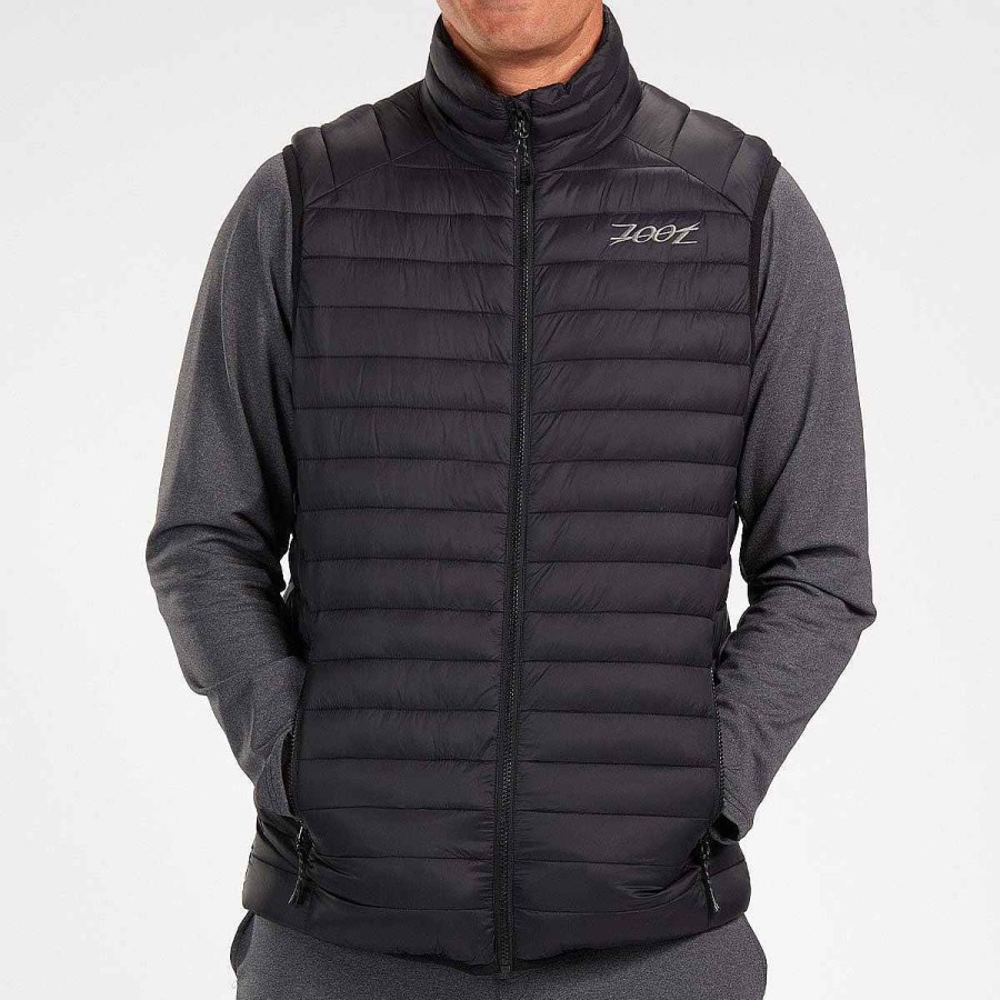 Men Zoot | Men'S Ultra Puffer Vest - Black