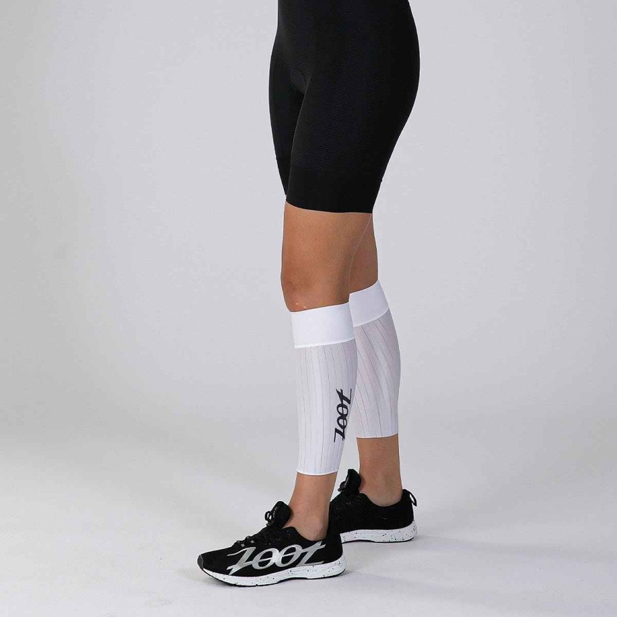 Men Zoot | Unisex Elite Aero Calf Sleeves - White