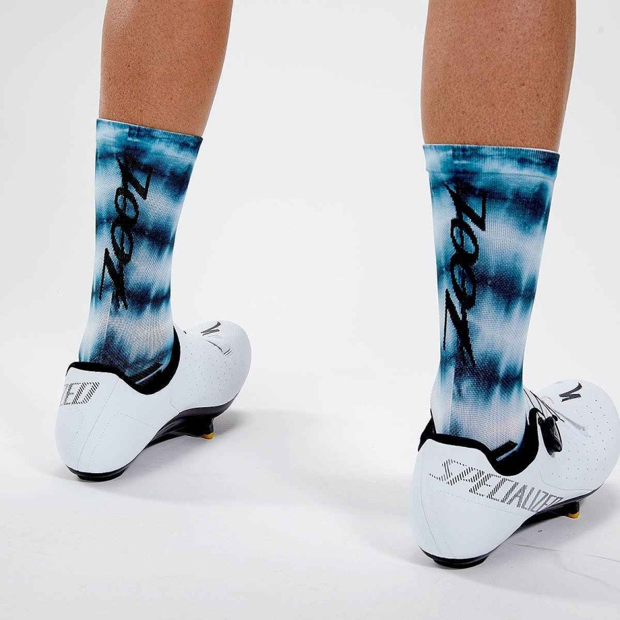 Men Zoot | Unisex 6" Sock - Blue Tie Dye