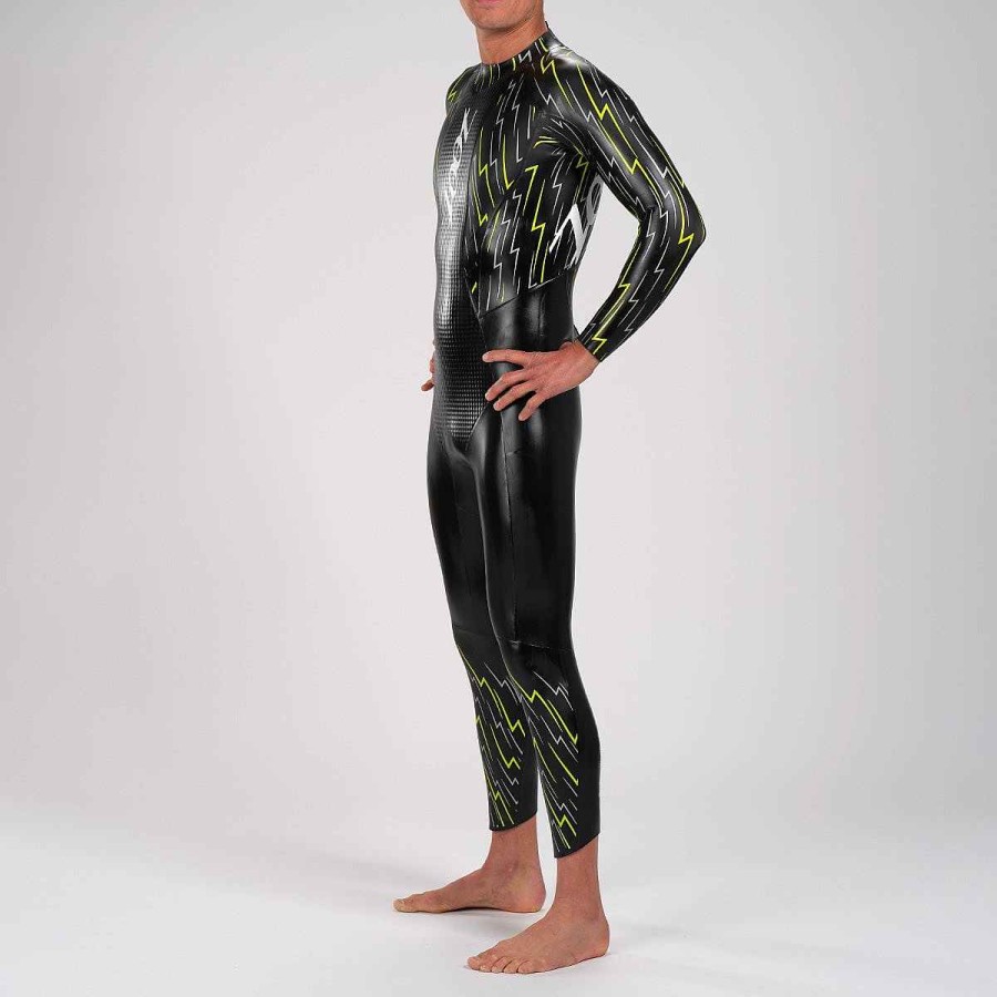 Men Zoot | Men'S Bolt 2.0 Wetsuit - Neon Green/Silver