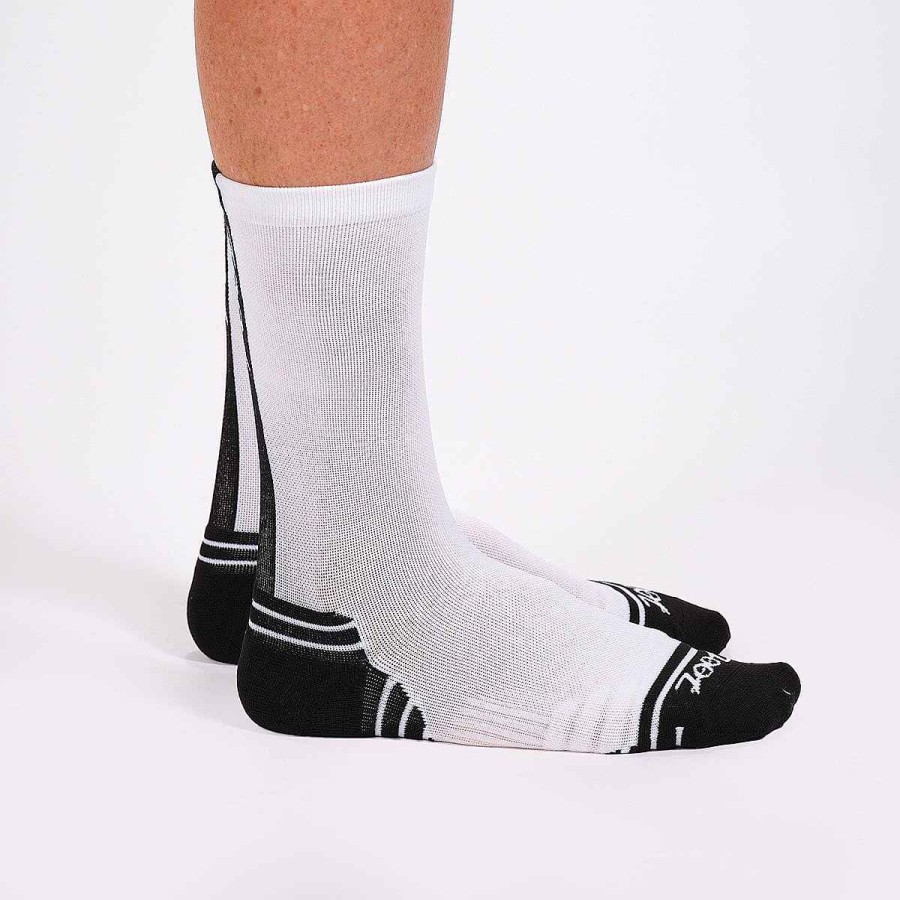 Men Zoot | Unisex 6" Sock- White/Black