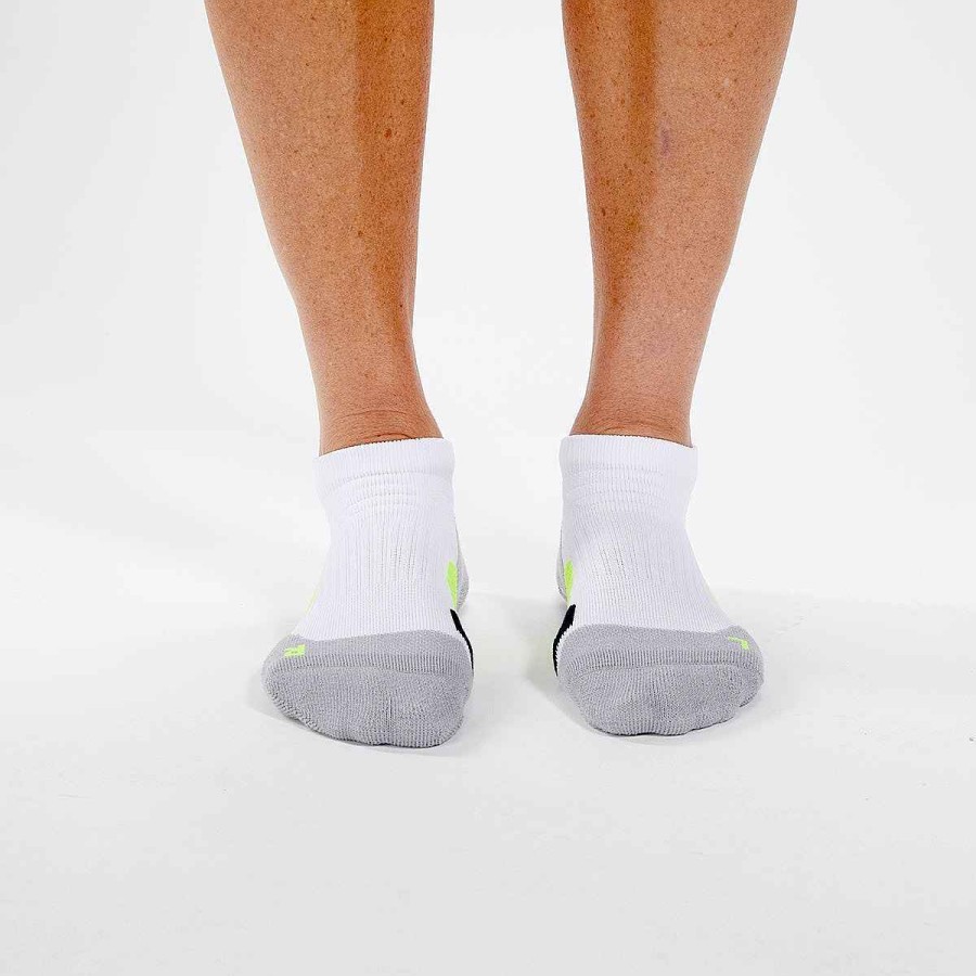 Men Zoot | Unisex No Show Medium Cushion Sock - White