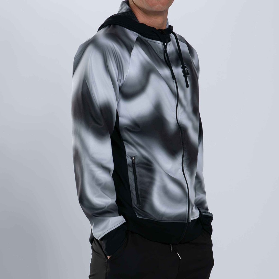 Winter Zoot | Men'S Elite Thermo Shield Hoodie - Blur