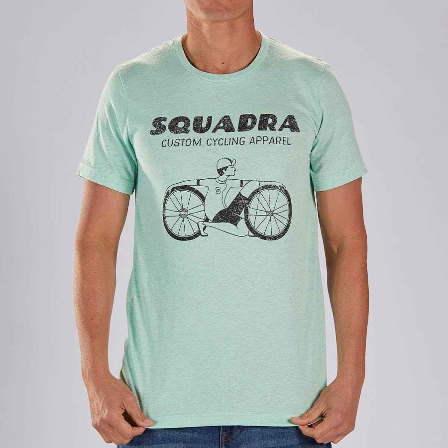 Men Zoot | Men'S Limited Edition Cotton Tee - Mint "Squadra Dude"