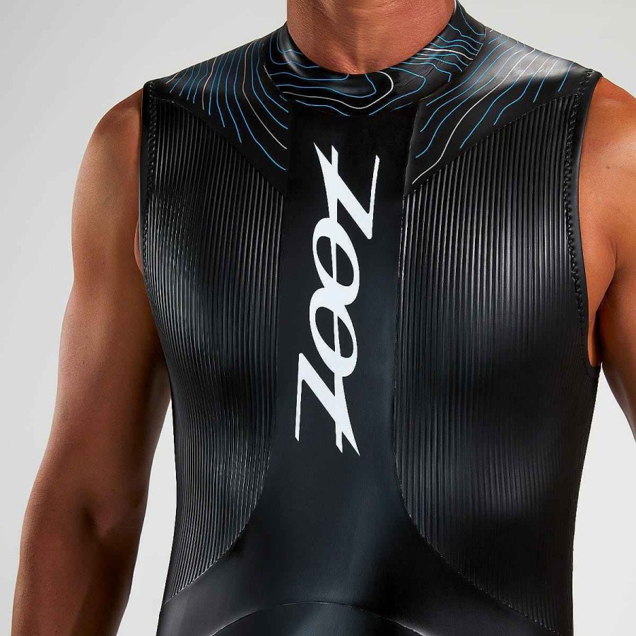 Men Zoot | Men'S Kona Sleeveless 2.0 Wetsuit - Ocean Blue