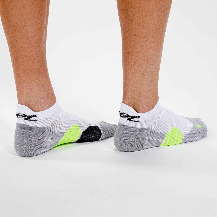 Men Zoot | Unisex No Show Medium Cushion Sock - White