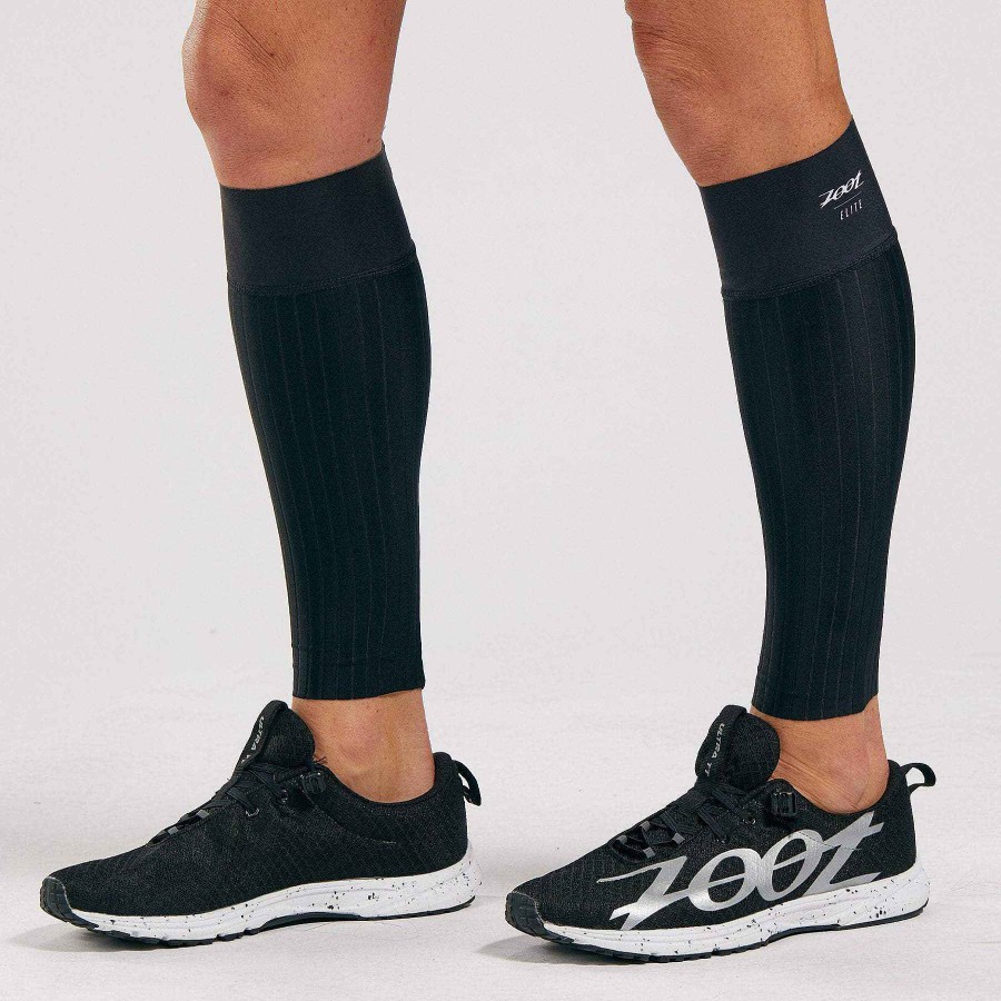 Men Zoot | Unisex Elite Aero Calf Sleeves - Black