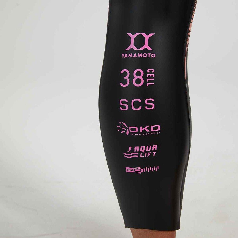 Women Zoot | Women'S Kona 2.0 Wetsuit - Pink Flora