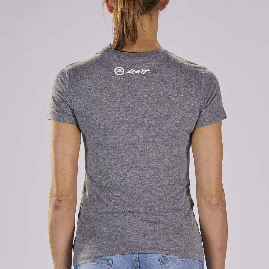 Women Zoot | Women'S Cotton Tee - Grey Heather "Circle Z"