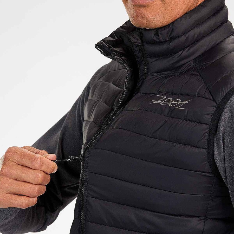 Men Zoot | Men'S Ultra Puffer Vest - Black