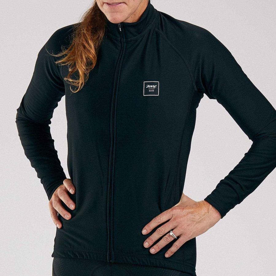 Winter Zoot | Women'S Elite Cycle Thermo Jersey - Black